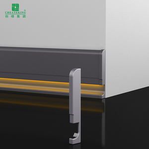 CREATEKING Fireproof &amp; Moisture-Proof LED Aluminum <strong>Baseboard</strong> with 5 Year Warranty Easy Install for Commercial Buildings - Product Image 6