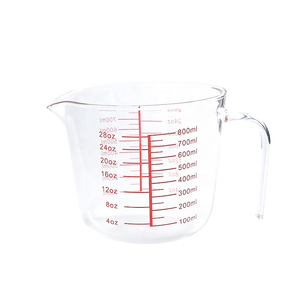 Vaso Medidor de Vidrio Hokoo, Resistente al Calor, Gran Capacidad, con Asa Graduada para Cocina y Repostería - Product Image 3