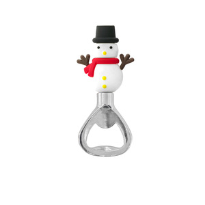 Christmas Snowman Bottle Opener Zinc Alloy Beer Opener For Party Decoration - Product Image 2