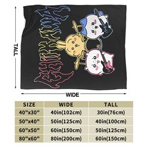 Chiikawa Usagi <span class=keywords><strong>Hachiware</strong></span> Mantas de punto Colorido Heavy Metal Lana Manta Dormitorio Sofá Anime Derivado - Product Image 6