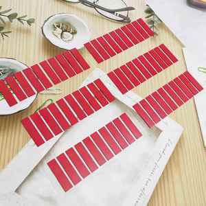 6pcs Multicolor Solid Writable PET Index <b>Labels</b> Self-adhesive File Page Markers Customizable Office School Organization - Product Image 3