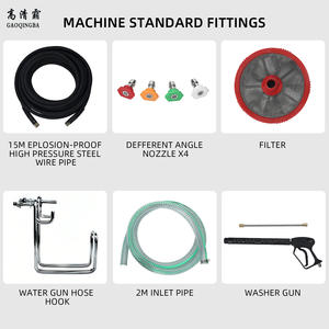 Nouveau nettoyeur haute pression à essence 320 bars <span class=keywords><strong>nettoyage</strong></span> à eau froide tête <span class=keywords><strong>de</strong></span> pompe refroidie à l'eau pour grand véhicule y compris magasin <span class=keywords><strong>de</strong></span> lavage <span class=keywords><strong>de</strong></span> voiture - Product Image 5