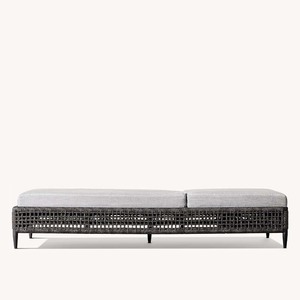 Chaise longue moderne en corde, imperméable, pour l'extérieur, idéale pour jardin, piscine, plage, cour, parc, hôtel et villas - Product Image 5