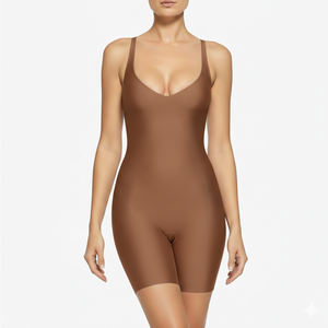 ชุดกระชับสัดส่วนแบบซีทรู ระบายอากาศได้ดี เป็นมิตรกับสิ่งแวดล้อม แห้งเร็ว ผลิตจากผ้าสแปนเด็กซ์/ไนลอน คอวี เซ็กซี่ กระชับรูปร่าง ระดับปานกลาง - Product Image 5