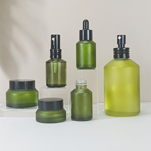 Glass Oblique Shoulder Cream Jar 15g 30g 50g 100g Slant Shoulder Empty Glass Jar for Skincare Beauty - Product Image 6