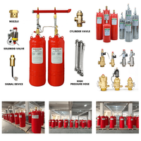 Système d'extinction d'incendie câblé/en réseau FK-5112, solution incendie FK-5112, protection incendie BESS avec norme CCC