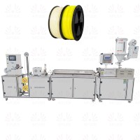 AFE16 mesin pembuat filamen 3D PLA ABS TPU PETG garis produksi ekstruder