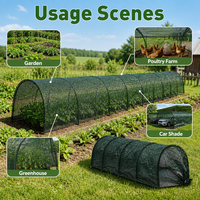 Filet d'ombrage vert en HDPE, toile pare-soleil avec taux d'ombrage de 50, 70, 90 %, filet de serre avec protection UV pour l'agriculture, le jardin et la volaille