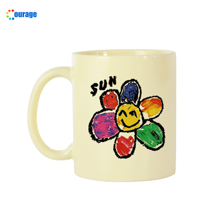 Taza de leche de sublimación de 11oz, té, café, hogar, vasos para beber, Taza de cerámica personalizada a todo color puro - Product Image 6