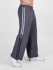 Erkek rahat çizgili <span class=keywords><strong>Sweatpants</strong></span> yüksek sokak tarzı nefes gevşek düz pantolon all-sezon yeni moda marka için bahar - Product Image 2