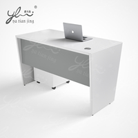 Bureau de Direction en Bois MDF Simple Moderne, Table Individuelle, Combinaison Commerciale pour Président ou Gérant, Mobilier de Bureau