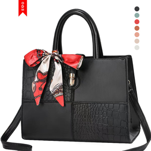 Bolsa de Mano de Cuero PU de Gran Capacidad, Elegante y Portátil, Bolsos de Mano de Lujo para <span class=keywords><strong>Mujer</strong></span>, Directo de Fábrica - Product Image 3