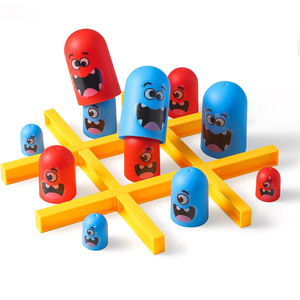 Partito da tavolo Tic Tac Toe strategia gioco da tavolo per i bambini 2 giocatore stelo in plastica educativo - Product Image 1
