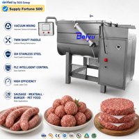 Nouvelle Machine Commerciale de Mélange de Viande 300L/500L, Remplisseuse Automatique en Acier Inoxydable pour Saucisses, Boulettes, Aliments pour Animaux, Pains Baiyu