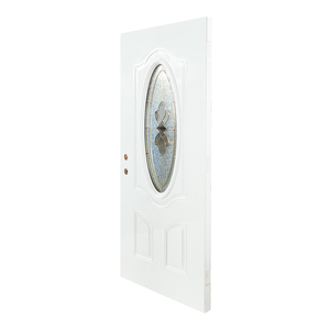Fangda <span class=keywords><strong>2023</strong></span>, <span class=keywords><strong>Puertas</strong></span> <span class=keywords><strong>de</strong></span> Entrada Modernas <span class=keywords><strong>de</strong></span> Acero con Inserto <span class=keywords><strong>de</strong></span> Vidrio Ovalado Completo y Apertura Abatible para Apartamento, Gran Venta - Product Image 3
