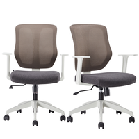 Chaise de bureau exécutive ergonomique contemporaine en maille avec accoudoirs pivotants à 180 degrés – Vente en gros