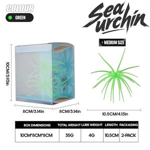 Appât de pêche souple en TPE de 6 cm, 10,5 cm, 11 cm, haute élasticité, boule d'eau flottante en forme d'ormeau pour la pêche en mer - Product Image 3