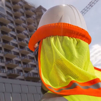 Couvre-casque jaune élastique Couvre-casque pour casque