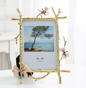 <span class=keywords><strong>Cadre</strong></span> <span class=keywords><strong>Photo</strong></span> personnalisé, lumière de luxe, branche dorée, <span class=keywords><strong>cadre</strong></span> <span class=keywords><strong>photo</strong></span> 6 /7 pouces, <span class=keywords><strong>cadre</strong></span> <span class=keywords><strong>photo</strong></span> haut de gamme, cadeaux de mariage/vacances - Product Image 6