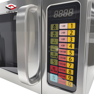 Four à micro-ondes commercial |   Micro-ondes de comptoir en acier inoxydable pour hôtels et restaurants, construction en acier inoxydable D - Product Image 2