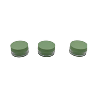 Promotionnel 10ml clair vide en plastique petits mini pots cosmétiques emballage conteneur pot de crème