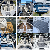 Plaque de revêtement de pont de bateau en mousse PE/EVA marine 240*120cm, imitation teck de qualité supérieure