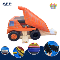 Château gonflable pour enfants AirFunPro en PVC, extérieur, en forme de tracteur, capacité 10 personnes, installation facile
