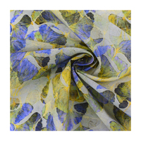 Tissu en coton imprimé de belles fleurs, impression numérique personnalisée, coton doux pour robe, vêtements pour femmes, vente en gros
