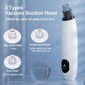 Appareil <span class=keywords><strong>d</strong></span>'aspiration sous vide pour points noirs et comédons, type batterie OEM, électrique, noir - Product Image 2