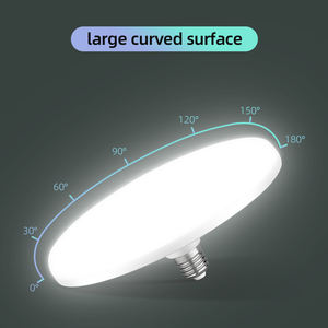 Высококачественная Светодиодная лампа мощностью 85-265 В, 20 Вт, 30 Вт, 40 Вт, 50 Вт, 60 Вт, 80 Вт, 100 Вт, НЛО, светло-голубая, белая, оранжевая, E27 - Product Image 6