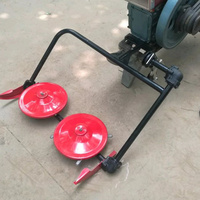 Tracteur tondeuse à disque avant ferme met en œuvre une tondeuse à gazon simple machine à prix bon marché