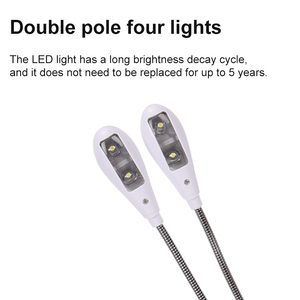 Supporto per musica leggera supporto per spartiti musicali alimentato <span class=keywords><strong>a</strong></span> batteria portatile lampada da lettura lettura <span class=keywords><strong>a</strong></span> Led pratica luci per <span class=keywords><strong>pianoforte</strong></span> - Product Image 4