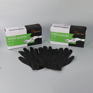 Food Service Disposable Vinyl Gloves 24CM Silicone-Free <b>Powder</b>-Free Non Sterile Clear Smooth <b>Texture</b> Customizable - Product Image 5
