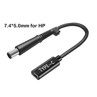 PD 65W USB type-c femelle à carré DC 4530 7450 5525 7955 prise mâle câble adaptateur d'alimentation à charge rapide pour HP DELL ASUS Samsung