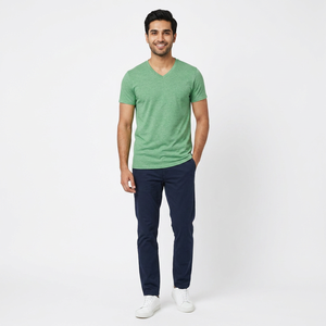 Camiseta Holgada 100% Algodón para Hombre, Nueva, Talla Grande, Diseño Sostenible, Transpirable, con Estampado de Lona - Product Image 1