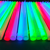 Lumières de discothèque, tube lumineux LED 50 mm, lumière LED RGB à 360 degrés, tube lumineux DMX, éclairage pour événements et fêtes