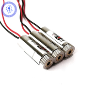 Module de ligne Diode à Laser rouge, 9 pièces en laiton 650nm 50mW 3-4.5V avec pilote