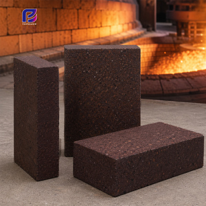 Brique <span class=keywords><strong>de</strong></span> <span class=keywords><strong>magnésie</strong></span> chromée à liaison directe, haute densité, résistante aux chocs thermiques, pour revêtement <span class=keywords><strong>de</strong></span> four <span class=keywords><strong>de</strong></span> fusion du cuivre - Product Image 1