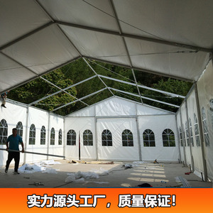 Tente de mariage en alliage d'aluminium avec toit en PVC à pignon, construction modulaire, abri de stockage extérieur quatre saisons - Product Image 3