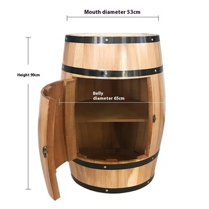 <span class=keywords><strong>Cantinetta</strong></span> Portatile in Legno Massello Stile Pastorale con Porta Apribile e Espositore per Vini - Product Image 2