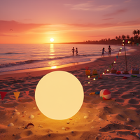Klare Kugel Glob Licht 30cm/Extérieur Garten Leuchten Wasserdichte Kugel LED Kunststoff Solar Schwimmende Pool Ball Licht