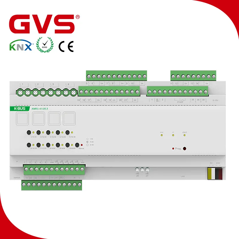 GVS K-bus Factory KNX/EIB Smart Hotel Technology Automatic Room Controller KNX Smart Hotel Room Solution System
