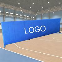 Özel Logolu Monte Edilmiş Pickleball Ping Pong Kort Bariyeri Oxford Opsiyonel Spor Alanı Bölme Çiti Etkinlik Alanı