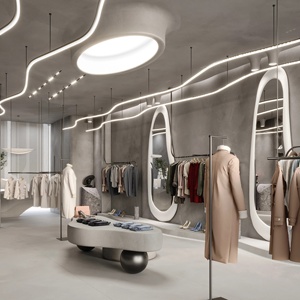 Muebles para Tiendas de Ropa Personalizados, Exhibidores Modernos para Prendas de Vestir, Muebles para Boutiques de Moda, Diseño de Interiores - Product Image 5