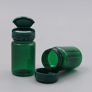 70ml boş yeşil ilaç şişesi plastik hap şişesi konteyner - Product Image 3