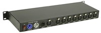 Répartiteur Dmx 8 voies 1U Design RDM AC90-240v avec fonction d'isolation optique Amplificateur Dmx in Out