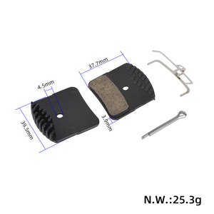 Dağ bisikleti soğutma MTB fren balataları ve sürtünme plakaları için hidrolik reçine disk fren pedleri soğutma - Product Image 2