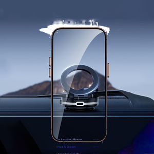 Support universel en verre <span class=keywords><strong>pour</strong></span> téléphone de voiture, <span class=keywords><strong>cellule</strong></span> d'aspiration par adsorption sous vide, portable et pliable, support magnétique en métal - Product Image 1