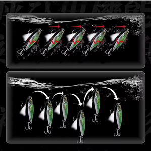 เหยื่อตกปลาโลหะแบบ Slow Pitch Jigging น้ำหนัก 7 กรัม 10 กรัม 15 กรัม 20 กรัม 25 กรัม 30 กรัม 40 กรัม 60 กรัม 80 กรัม เรืองแสงในที่มืด สำหรับตกปลาทะเลน้ำเค็ม แบบจม ตีไกล ใช้ตกปลาทะเล เช่น ปลากะพง - Product Image 3