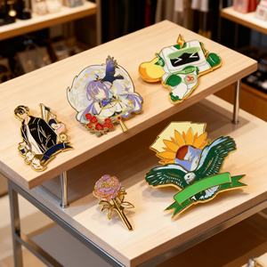 Broche de metal esmaltado pintado a medida al por mayor, hebilla de mariposa, etiqueta de nombre en relieve, insignia de medalla de honor para decoración de ropa - Product Image 5